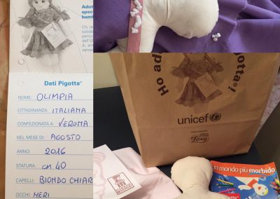 Una pigotta per Unicef.